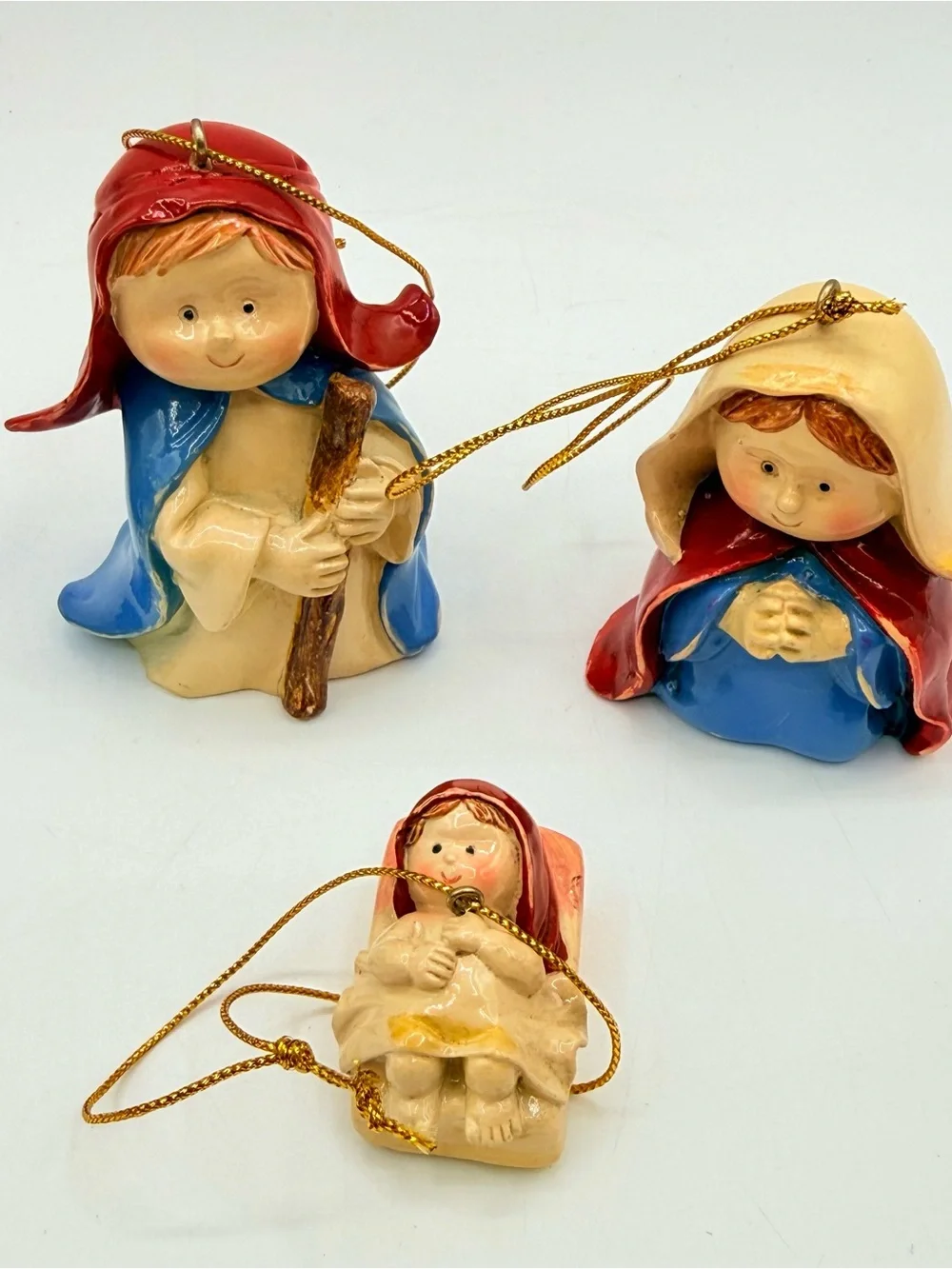 Nativity Children’s Holiday Living 10 Pc Ornament Set #111773 Boxed Christmas